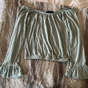 Pacsun off the shoulder crop top